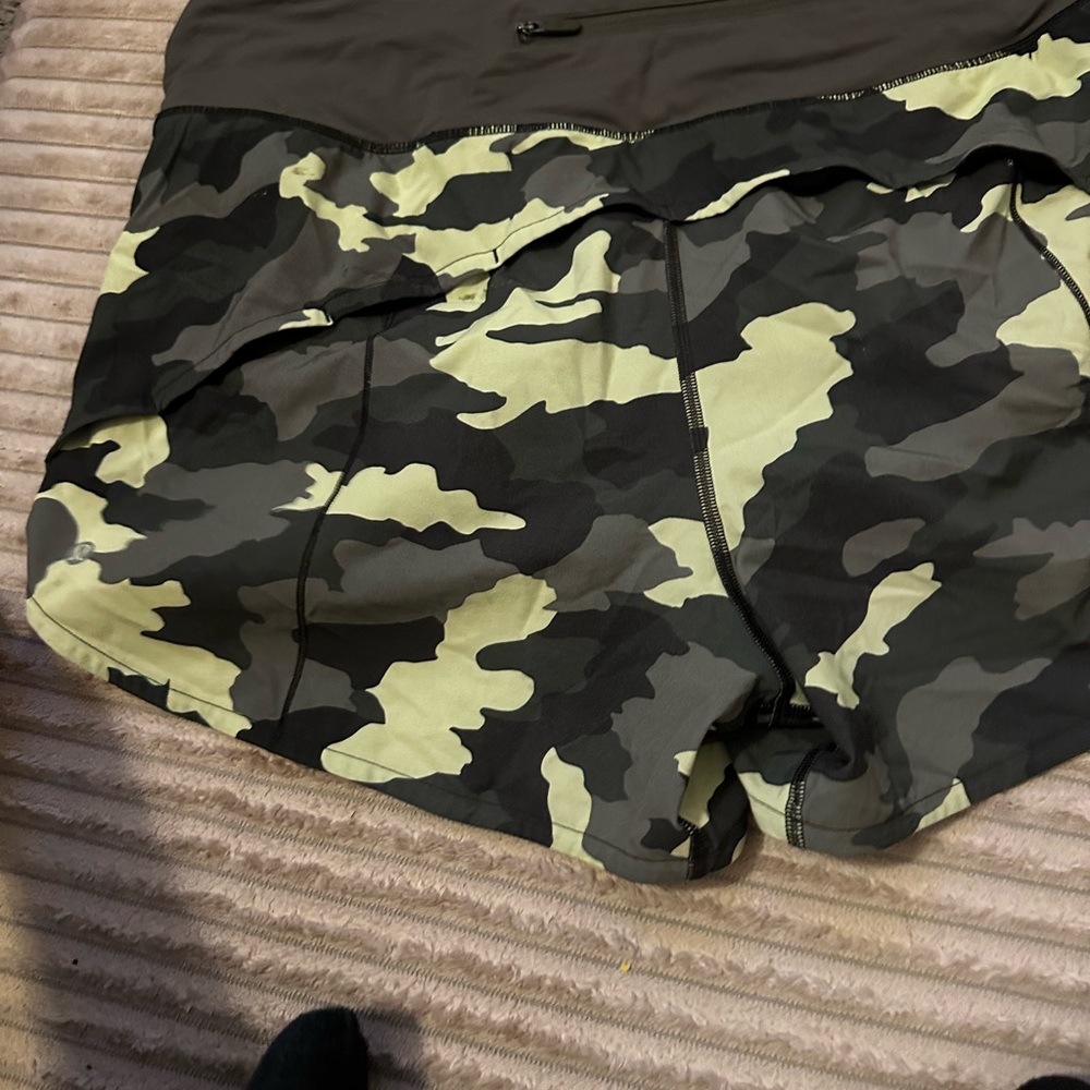 Lululemon Camouflage Athletic Shorts